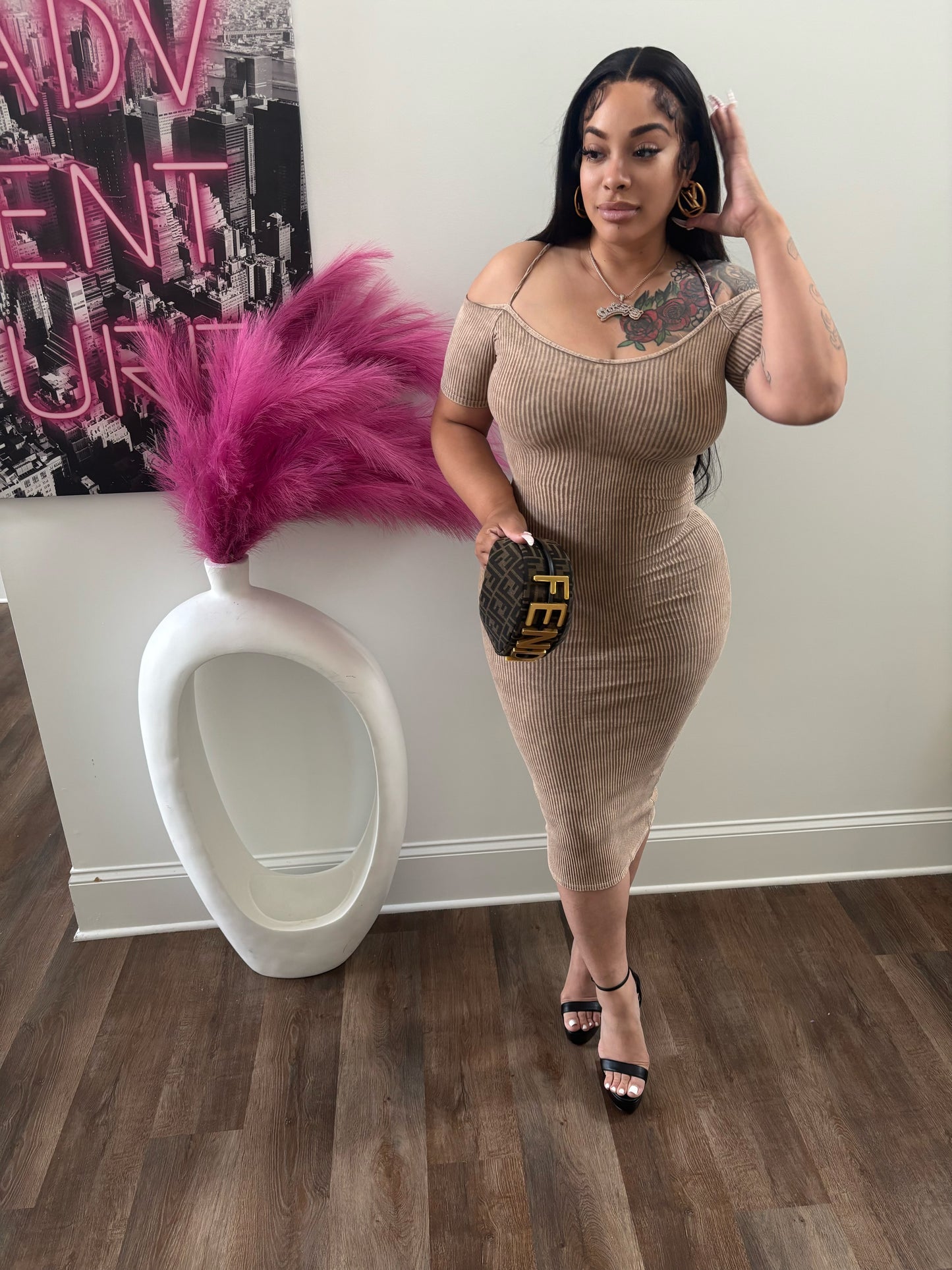 Classy Girl Midi Dress