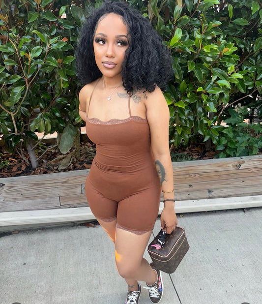 Breaking the Rules Lace Romper