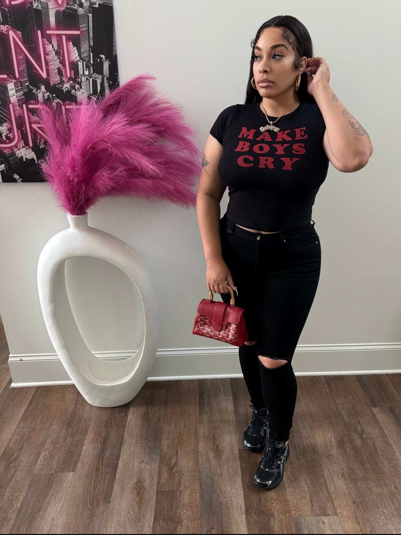 Cleo Ripped Knee Jeans